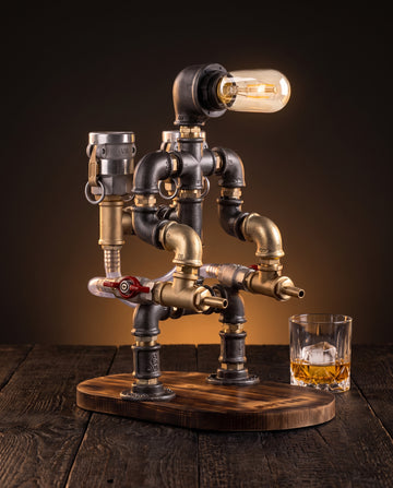 Iron Guard Double Spirits Dispenser Lamp by IronPunky