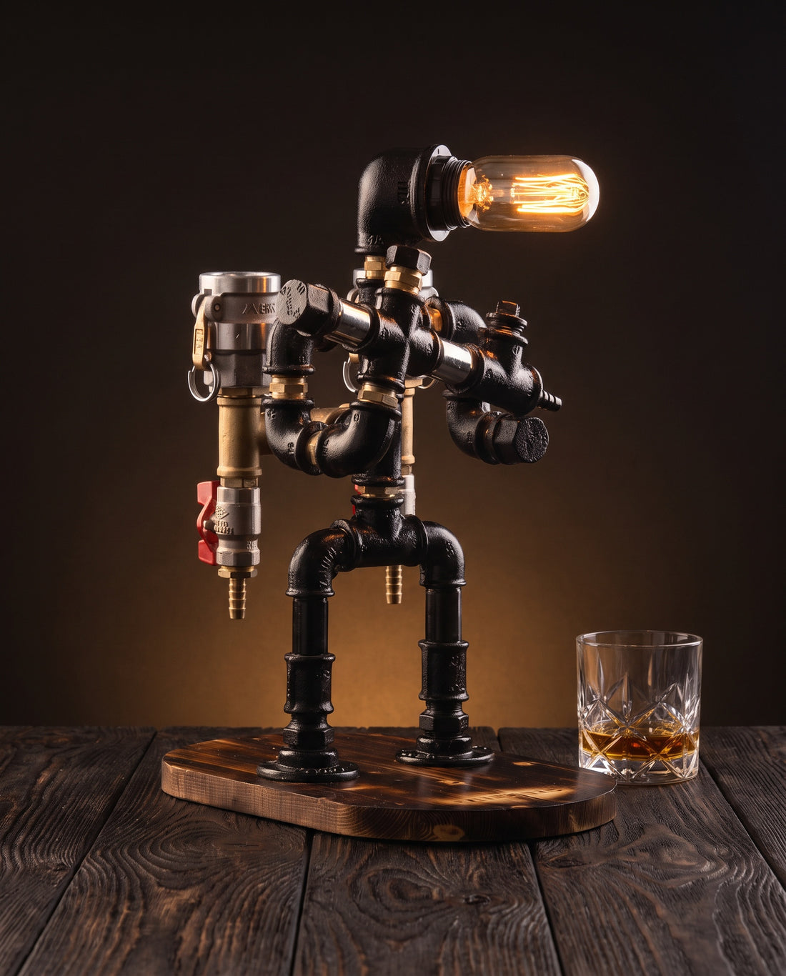 RoboCop Double Spirits Dispenser Lamp by IronPunky