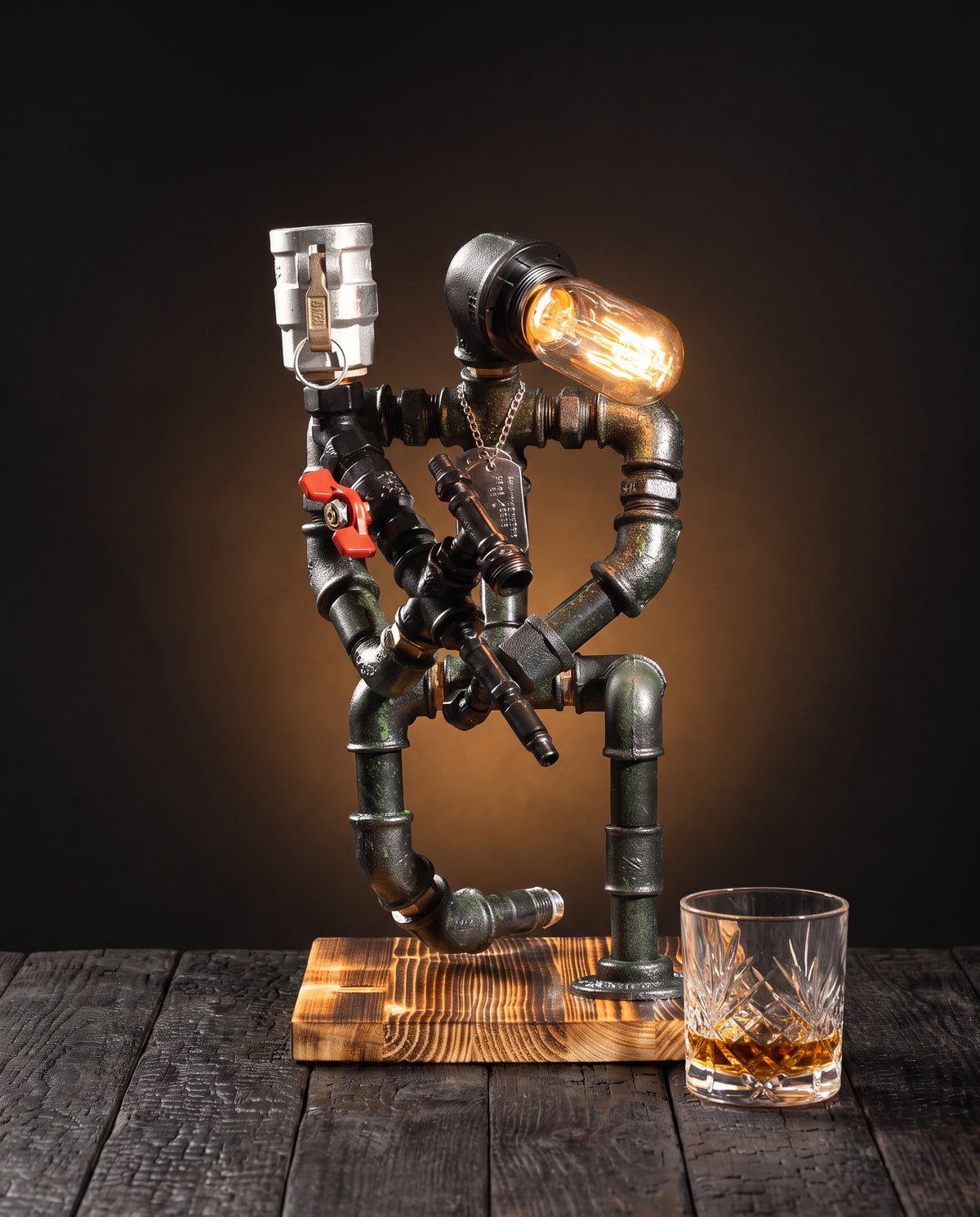 Der Vollstrecker Sniper Spirits Dispenser Lamp by IronPunky