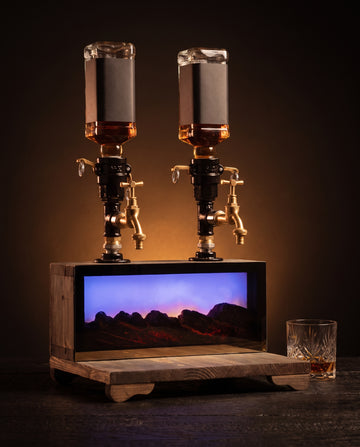 Flammenwerk LED Fireplace Spirits Dispenser by IronPunky