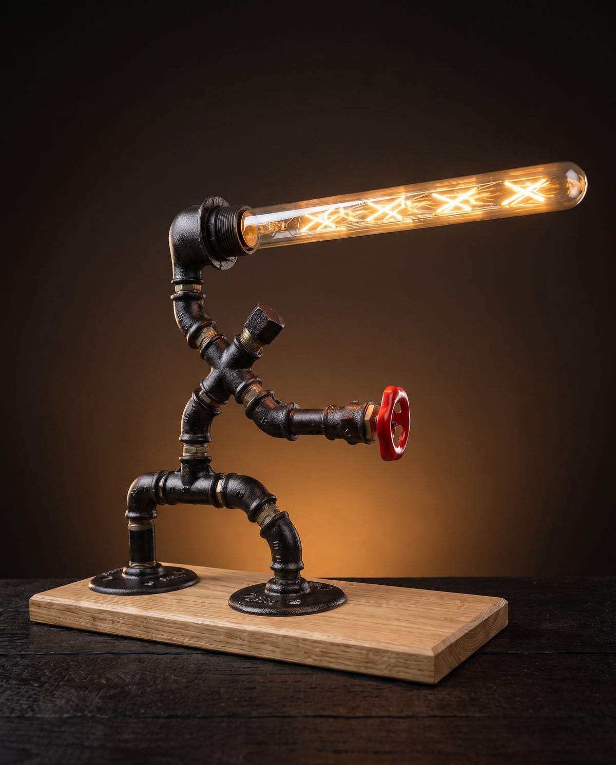 Lichtfechter Fencer Pipe Table Lamp by IronPunky