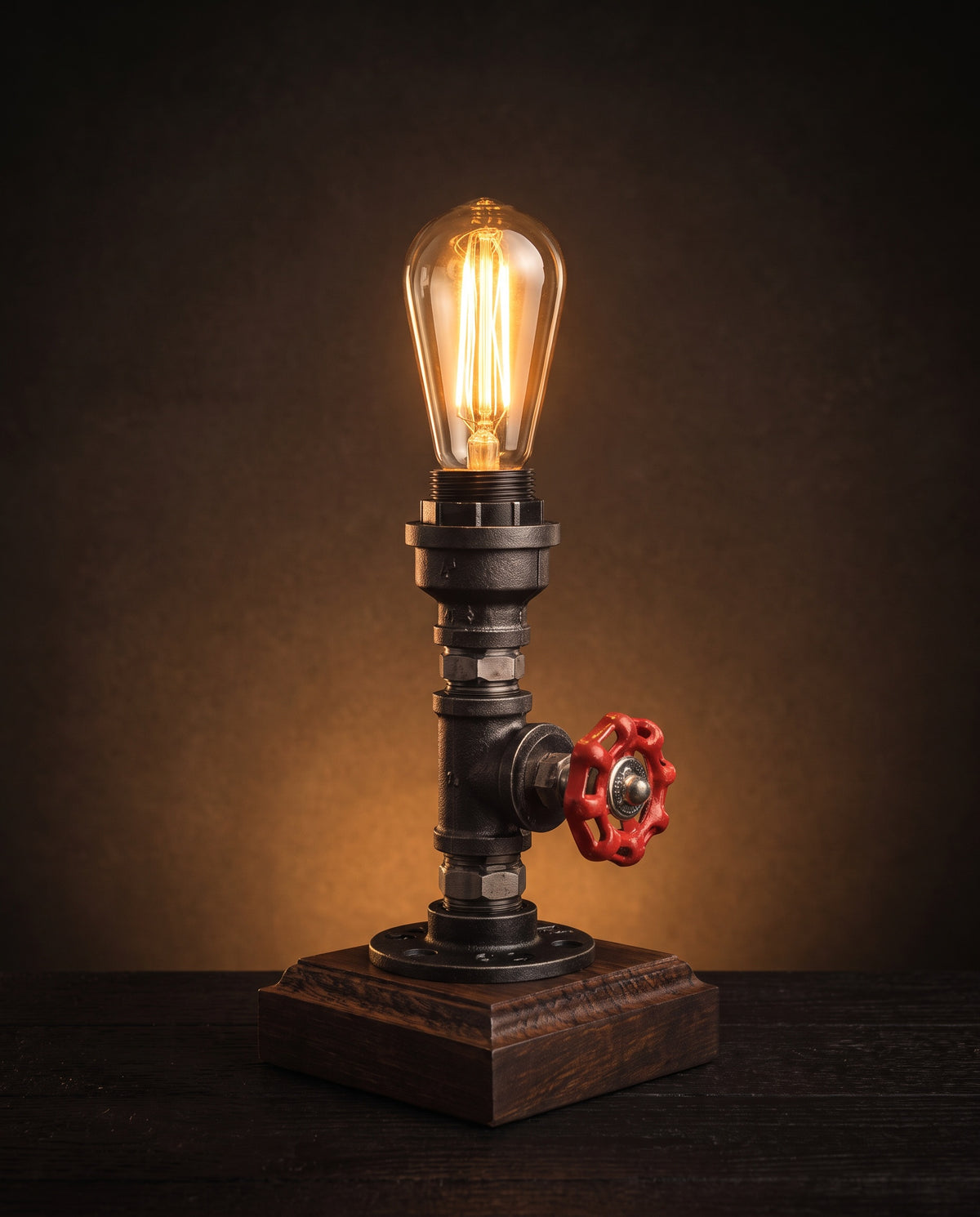 Druckfried Compact Valve Wheel Lamp by IronPunky