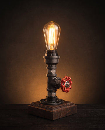 Druckfried Compact Valve Wheel Lamp by IronPunky