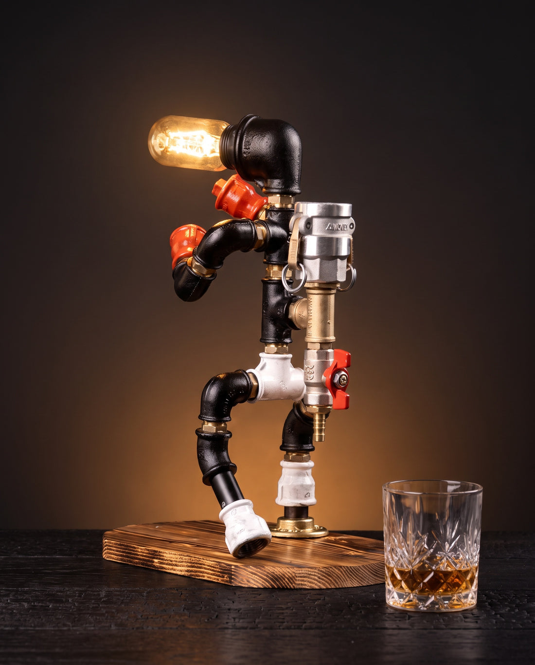 Tyson Boxer Spirits Dispenser Lamp by IronPunky