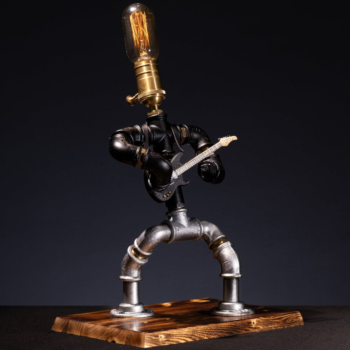 Der Gitarrist dimmbare Steampunk Tischlampe