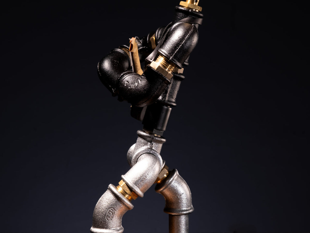 Der Gitarrist dimmbare Steampunk Tischlampe