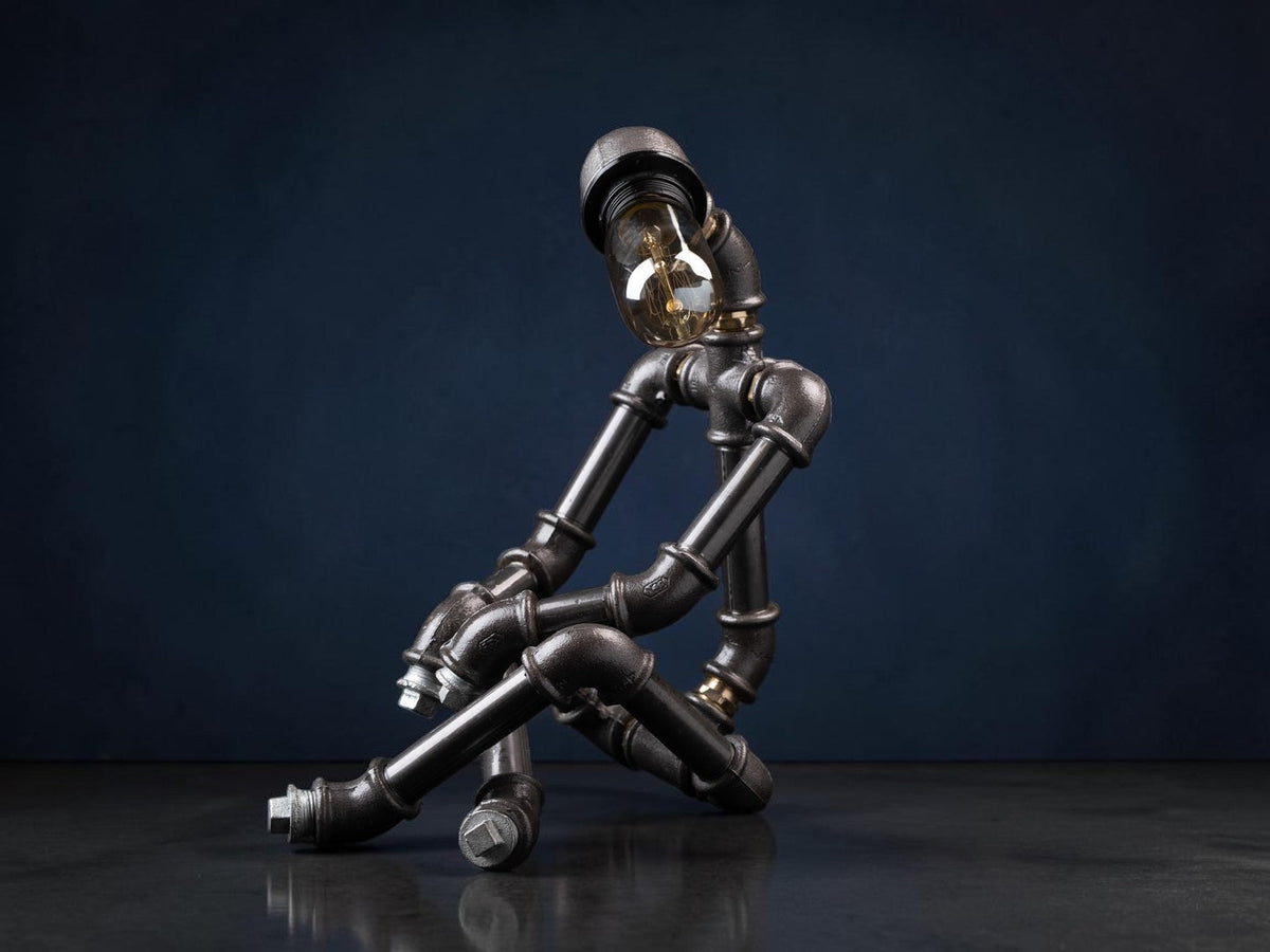 Mrs. Midnight Seated Figure Table Lamp