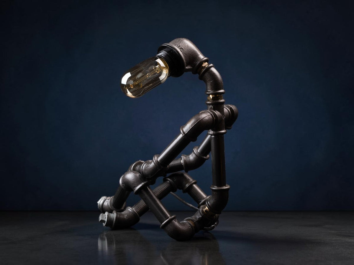 Mrs. Midnight Seated Figure Table Lamp