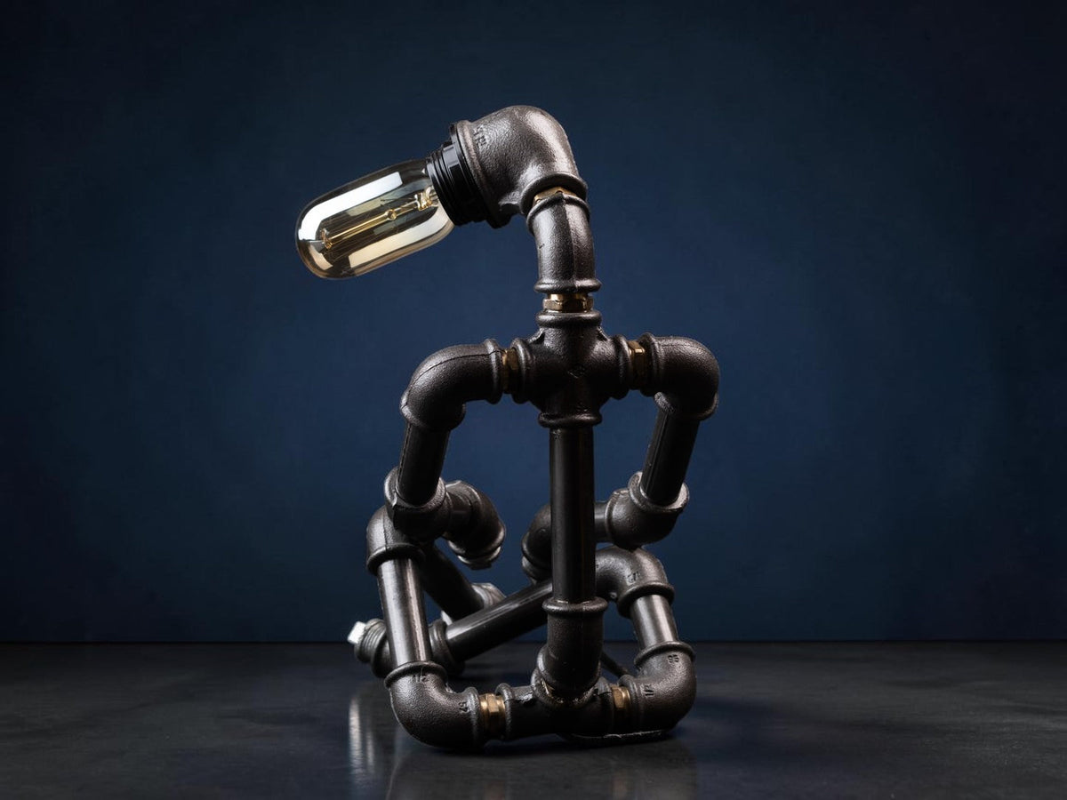 Mrs. Midnight Seated Figure Table Lamp