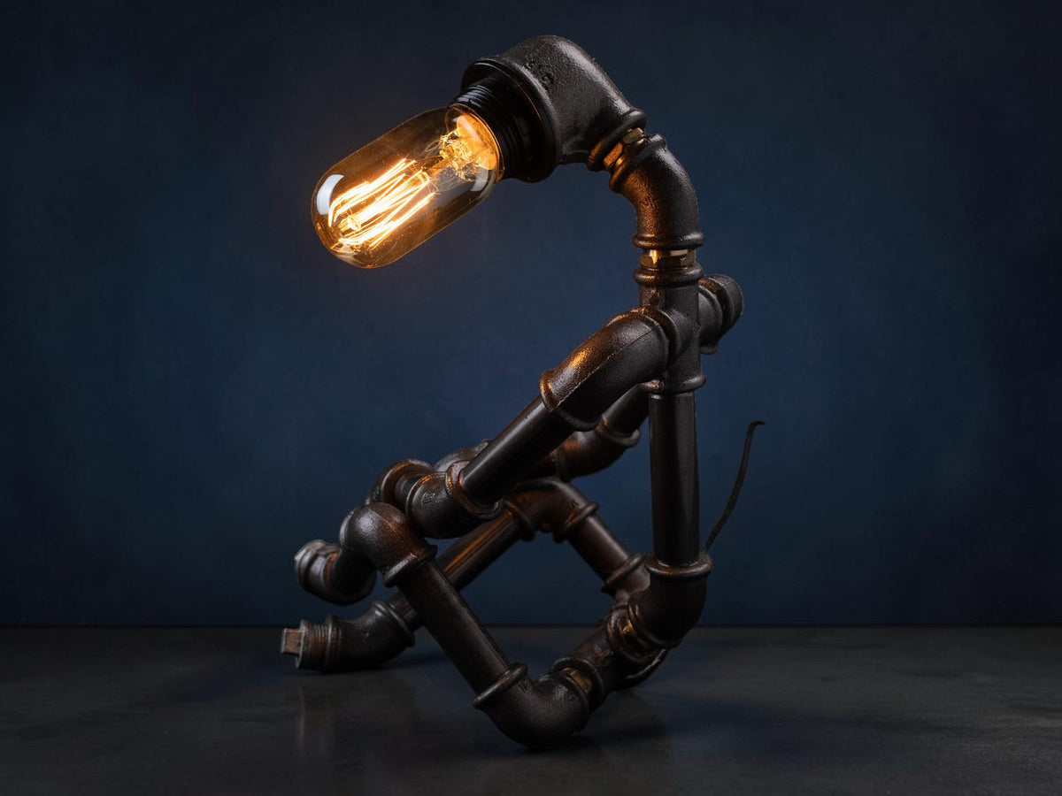 Mrs. Midnight Seated Figure Table Lamp