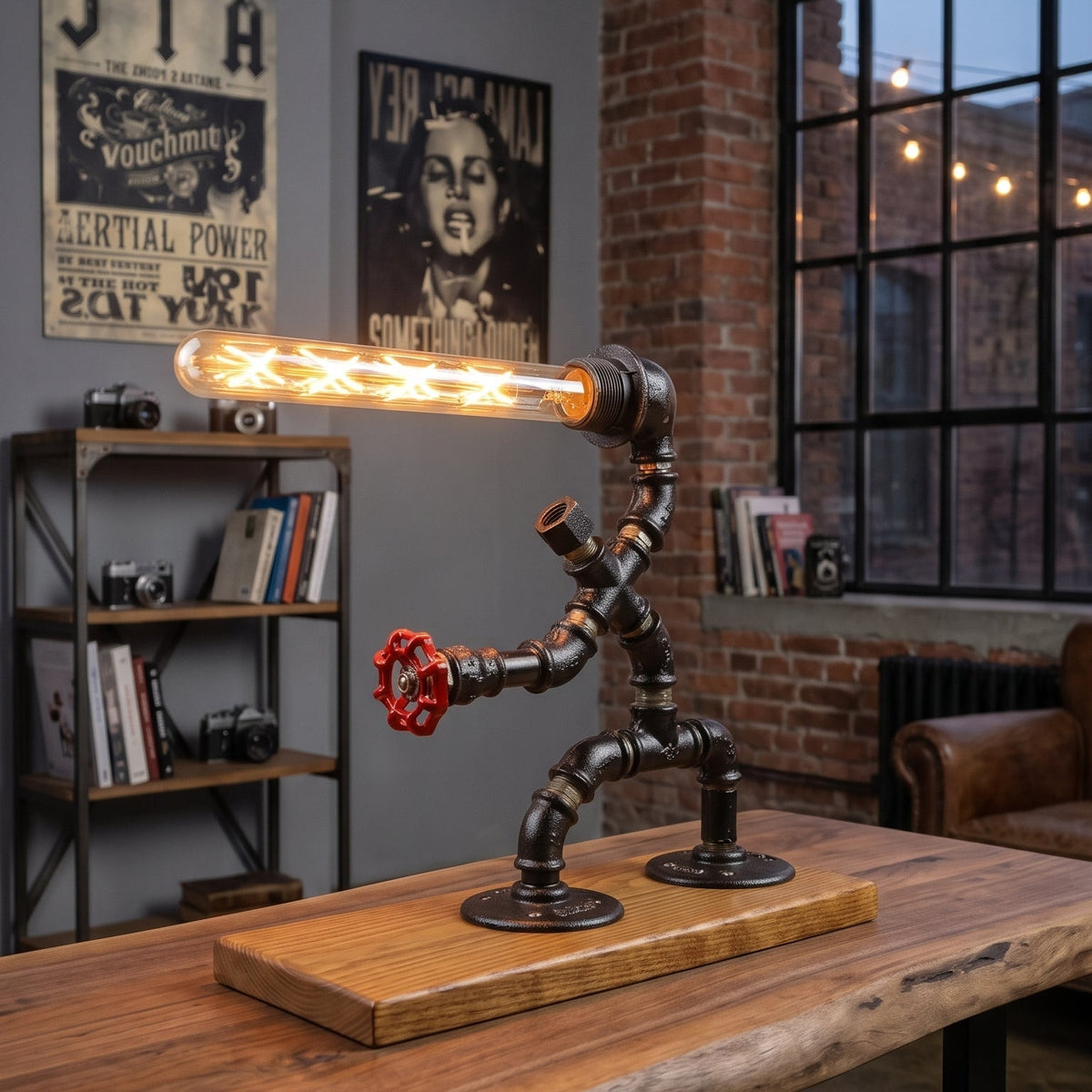 Lichtfechter Fencer Pipe Table Lamp