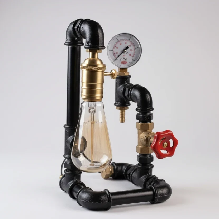 Gauge Auge Pressure Gauge Table Lamp