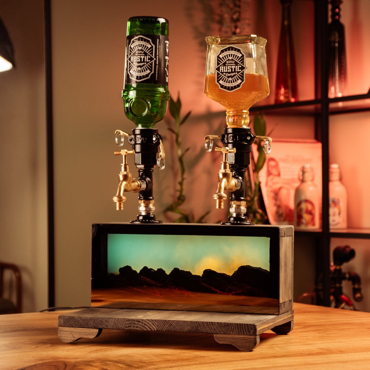 Flammenwerk LED Fireplace Spirits Dispenser