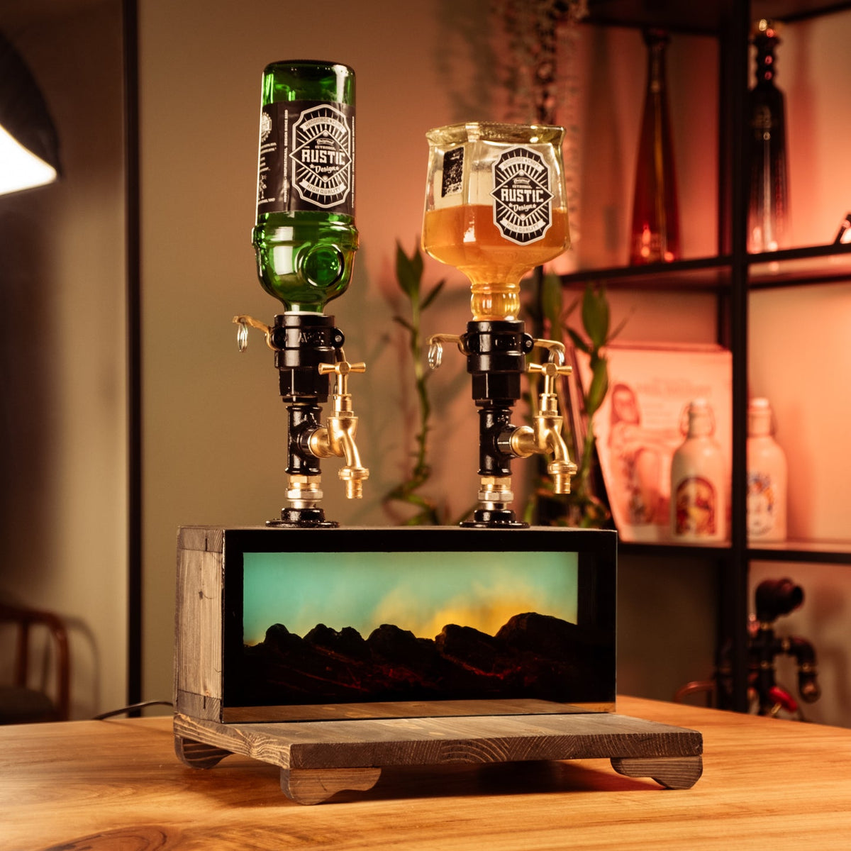 Flammenwerk LED Fireplace Spirits Dispenser