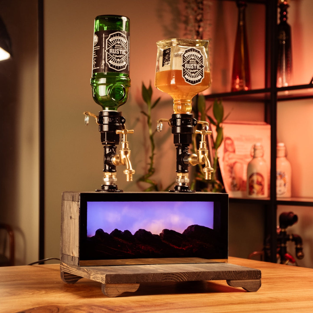 Flammenwerk LED Fireplace Spirits Dispenser
