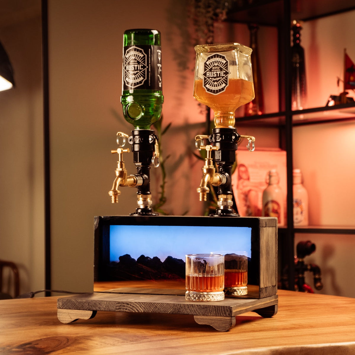 Flammenwerk LED Fireplace Spirits Dispenser