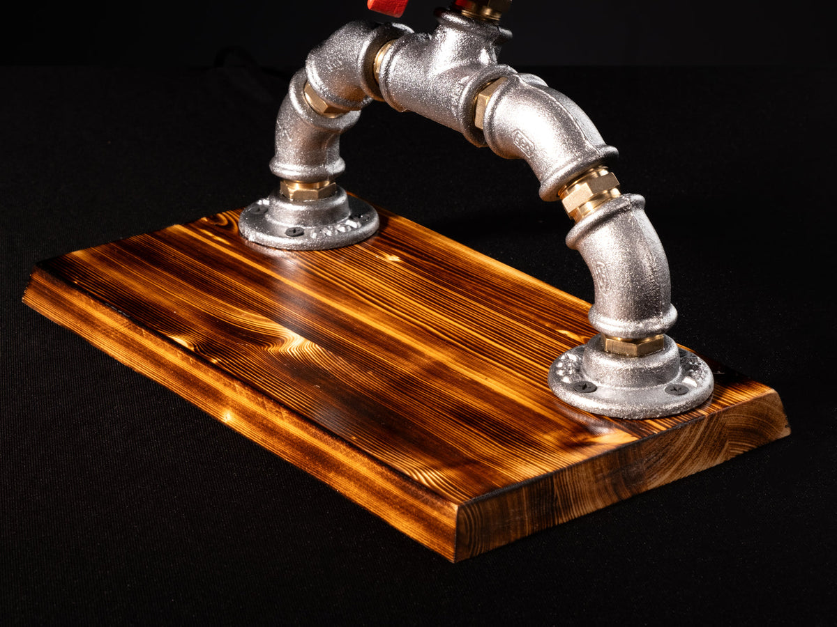 Rockbert Guitarist Steampunk Table Lamp