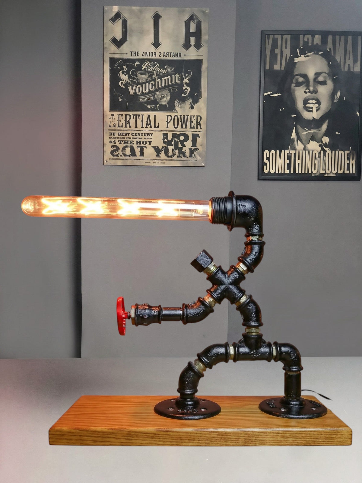 Lichtfechter Fencer Pipe Table Lamp