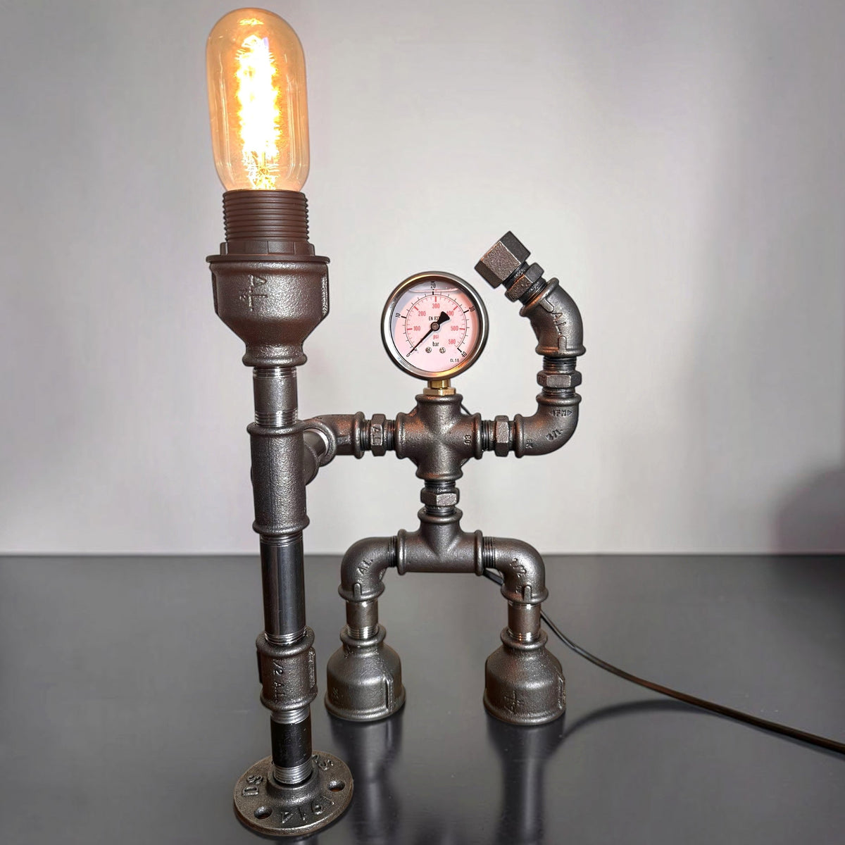 Meister Edison Gauge Head Table Lamp